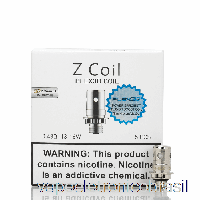 Bobinas De Substituição Vape Eletrônico Innokin Z Bobinas Zenith De 0,48 Ohm [plex3d]